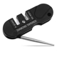 thumbnail image 1 of Afilador Cuchillos Accesorios Camping Profesional Cocina Mini Portátil 2 En 1 Piedras Xtellar negro, 1 of 3