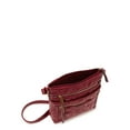 thumbnail image 6 of Time and Tru Women's Norah Crossbody Shoulder Bag, Maroon, 6 of 6