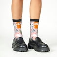 thumbnail image 4 of Kdxio Cartoon Halloween Print Children's Socks for Daily Wear and Sports Use Colorblock Mid-Calf Design Breathable Material, 4 of 5