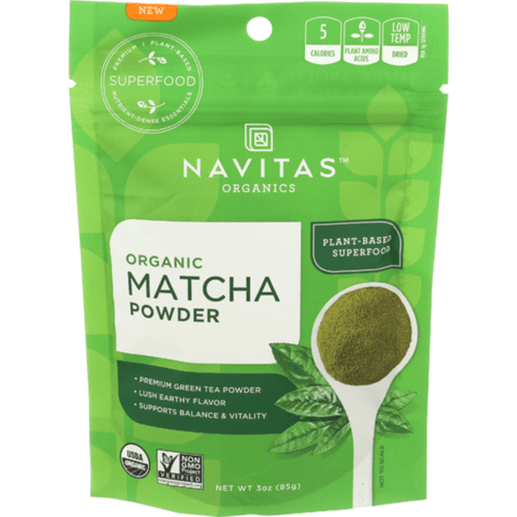 Navitas Organics Organic Matcha Powder 3 oz - Pack of 2