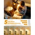 thumbnail image 3 of Lámpara de escritorio BOHON Clip on Light, 10 W, 38 LED, 5 colores, 10 puntos de brillo, 3 of 7