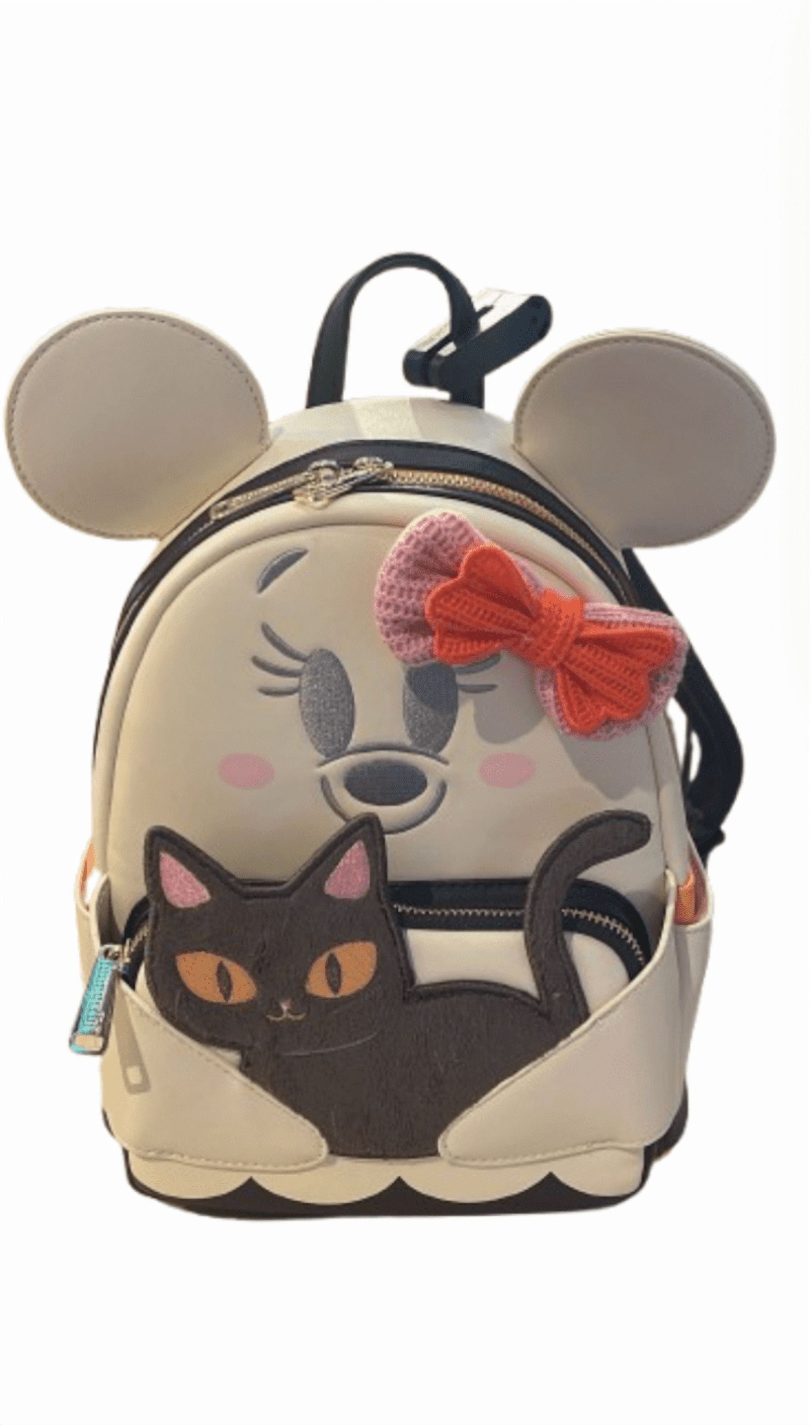 Disney Halloween Ghost Minnie Mickey Backpack Glow in the Dark NWT Loungefly x Disney Ghost Mickey and Minnie Glow in the Dark  main image 4