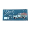 thumbnail image 2 of Evergreen Indoor Outdoor Doormat Bundle Set of 5 - Frame and 4 Welcome Seasonal Inserts Pumpkins Blue Truck Welcome Snowmen, 2 of 7