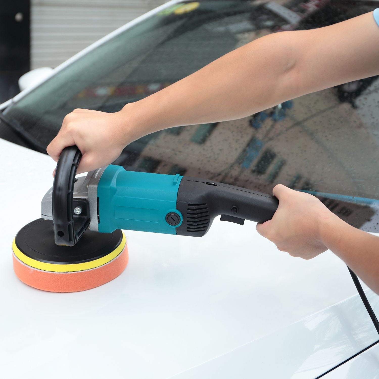Ktaxon Car Polisher, 7inch 6 Variable Speed Buffer Waxer