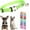 Green, variant on Puppy Collar with Bell,Reflective Cat Collar with Bells Metal Buckle Girl Female Nylon Dog Collar with Bells for XXS XS Tiny Little Kitten Boy Pet Dogs, 7.5-11 Inch