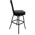 thumbnail image 3 of Outdoor/Indoor Bar Stool 30" Seat - Elon without Arms - Charcoal - Black, 3 of 4