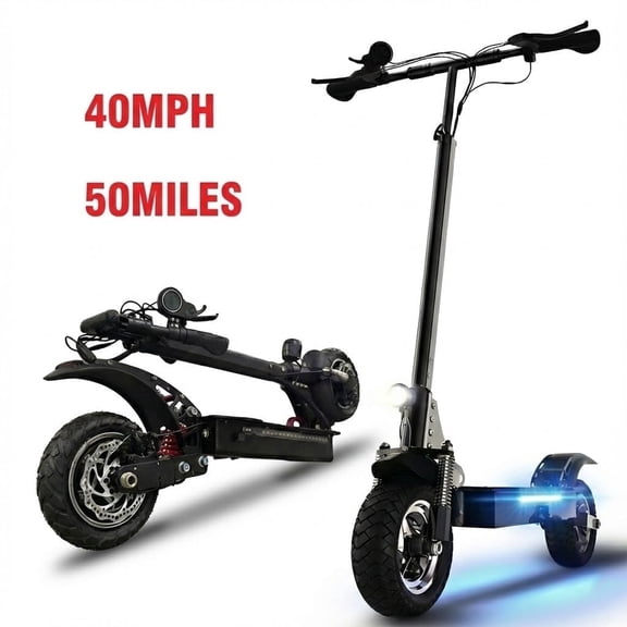 SMATEIGHT M7 Electric Scooter for Adults, 1600W Motor, 40MPH Off-Road, 50-Mile Range,Foldable