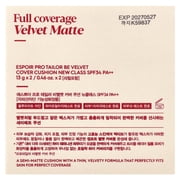 ESPOIR Pro Tailor Be Velvet Cover Cushion New Class 13g*2 - 4 Color to Choose(With Refill Core)