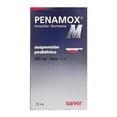 thumbnail image 2 of Penamox Amoxicilina 250 mg, bromhexina 8 mg / 5 ml suspensión 75 ml, 2 of 4