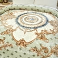 thumbnail image 3 of JML Fleece Sherpa Borrego Blanket 1 Piece,3 Ply Winter Warm Borrego Bed Blanket King 85"x93", 3 of 5