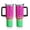 watermelon tumbler-01, variant on Daisy Gifts 40 Oz Tumbler with Handle and Lid Straw, Black flower Stainless Steel Double Walled Vacuum Insulated Cup Mug, Floral Lover Birthday Gifts for Women Girls (1 PC)