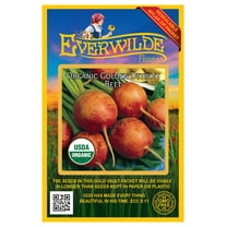 Everwilde Farms - 100 Organic Golden Detroit Beet Seeds - Gold Vault Jumbo Bulk Seed Packet