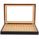thumbnail image 5 of Estuche de exposición de pluma estilográfica de madera de 12 dígitos, caja de regalo de almacenamiento de pluma de barniz para hornear negro, 5 of 5