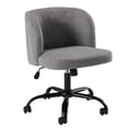 thumbnail image 4 of Bush Furniture Pembroke Armless Desk Chair for Home Office in Warm Gray Fabric, 4 of 10