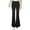black, variant on Rachel Zoe Womens Iva Flare Casual Trouser Pants, Black, 8