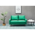 thumbnail image 5 of Kingway Furniture Hambrok Velvet Living Room Loveseat in Green, 5 of 8
