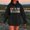 Black, variant on Women's Hoodies Sweatshirts Autumn Winter Unisex Teacher Letter Print Hooded Sweatshirt for Daily Wear Pink M