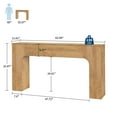 thumbnail image 2 of Console Table,47-Inch Long Hallway Table,Farmhouse Wood Sofa Table Behind Couch,Narrow Entryway Accent Table for Living Room,Hallway,Entrance,Foyer, 2 of 8