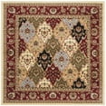 thumbnail image 6 of SAFAVIEH Lyndhurst Abigail Traditional Bordered Area Rug, Multi/Red, 3'3" x 5'3", 6 of 7