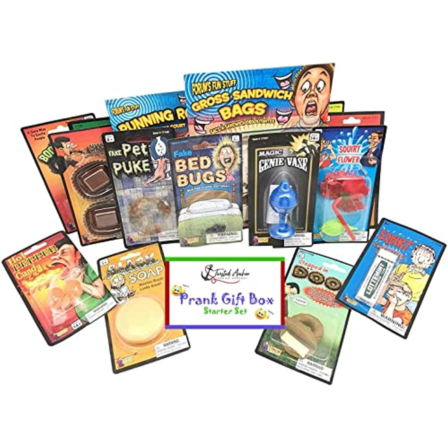 Twisted Anchor Trading Co Prank Gift Box, Pranks for Kids, Gag Gifts