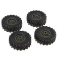 thumbnail image 1 of 4pcs / Set Neumáticos de Goma Neumáticos con Ruedas para WPL 1/16 Camión de Accesorios de Bricolaje Baoblaze Piezas de coches RC, 1 of 8