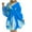 Blue dresses for women 2023, variant on Dresses for Women Fashion Batwing Sleeve High Waist Irregular Swing Mini Dresses V-Neck Long Sleeve Leaves Print Summer Short Formal Dress Blue s