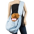 thumbnail image 3 of Cozy Pet Sling Bag Handsfree Comfort for Traveling with Small Dogs, Cats, Rabbit, Guinea Pig, Machine Washable Breathable Holder, 3 of 5