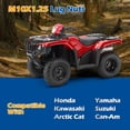 thumbnail image 3 of Rueda de ATV Lug Nuts dynofit M10 x 1.25, color negro, 16 unidades, con enchufe, 3 of 9