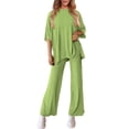 thumbnail image 3 of Conjunto de Chándal PRETTYGARDEN de Dos Piezas para Mujer Verde Claro Talla L, 3 of 8