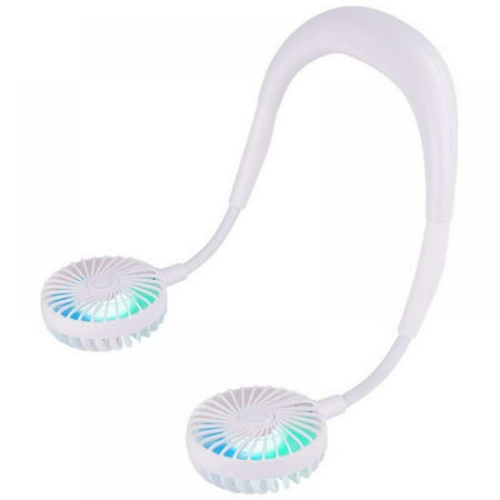 

Wuffmeow Neck Portable Sports Fans Hand Free Mini USB Rechargeable Desk Fan Rechargeable Battery Small Desk Fans Handheld