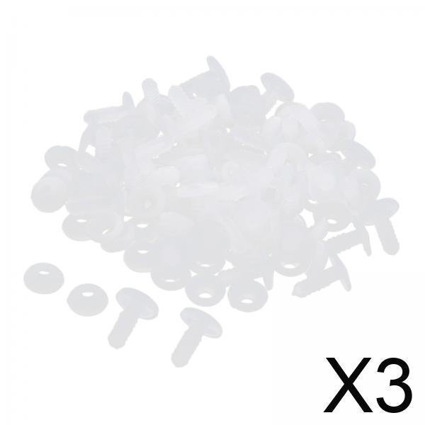 Juego De 3x30 Articulaciones Para Muñecas, Juntas De Seguridad Para Manualidades DIY, Perno De Compromiso Para Fabricación De Juguetes, 2,5 Cm