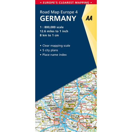 Road map germany - folded map: 9780749579166