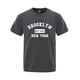 thumbnail image 1 of 2025 Camiseta de hombre con estampado de letras de Nueva York - Corte holgado, tejido transpirable, informal de verano - XS-XXXL, 1 of 2