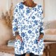 thumbnail image 1 of TaTaai Women's Fall Printed Long Sleeve Crew Neck Loose Casual Tops with Pockets Soft Lightweight Fashion Blouse for Daily Office Party Vacation Wear Gift, 1 of 5