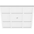 thumbnail image 3 of 26"OD x 1"ID x 9"C x 1"P Rubik Architectural Grade PVC Contemporary Ceiling Medallion, 3 of 7