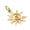 Gold-color, variant on Stainless Steel Sun Charm Pendant for Jewelry Making Findings Bracelets Necklace Keychain Decor
