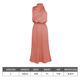 thumbnail image 5 of Vestido de noche de boda de verano de satén sin mangas elegante con cuello halter para mujer (M), 5 of 6