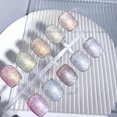 thumbnail image 4 of 6ml Nail Polish Quick Drying Excellent Saturation No Odor Shell Soak Off UV Pearl Shell Thread Gel for Female, 4 of 8