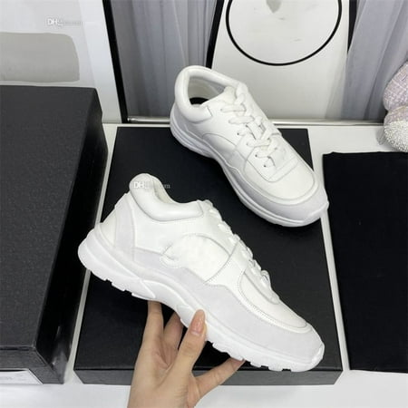 

Luxury Designer Running Shoes Channel Sneakers Women Lace-Up Sports Shoe Casual Trainers Classic Sneaker Woman Ccity ghhgfgd