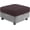 Coffee, variant on Stretch Modular Storage Ottoman Cover, Jacquard Square Ottoman Slipcover Sectional Sofa Module Cushion Slipcover Folding Storage Foot Stool Cover (Grey,1pcs)