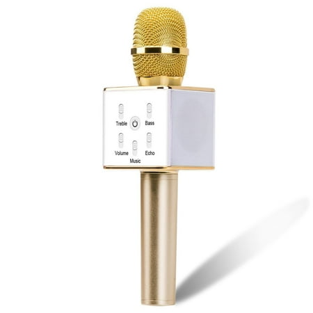 Portable W ireless Karaoke Microphone,Built-in B luetooth Speaker (Best Portable Karaoke Speaker)
