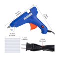 thumbnail image 2 of 11mm 60W/80W/100W Silicone Gun Hot Glue Toolboxes Kit Professional Deco Handgun With Bullets Metal Home Tools For DIY Arts Home Quick Repairs ,Fast Preheating, 2 of 5