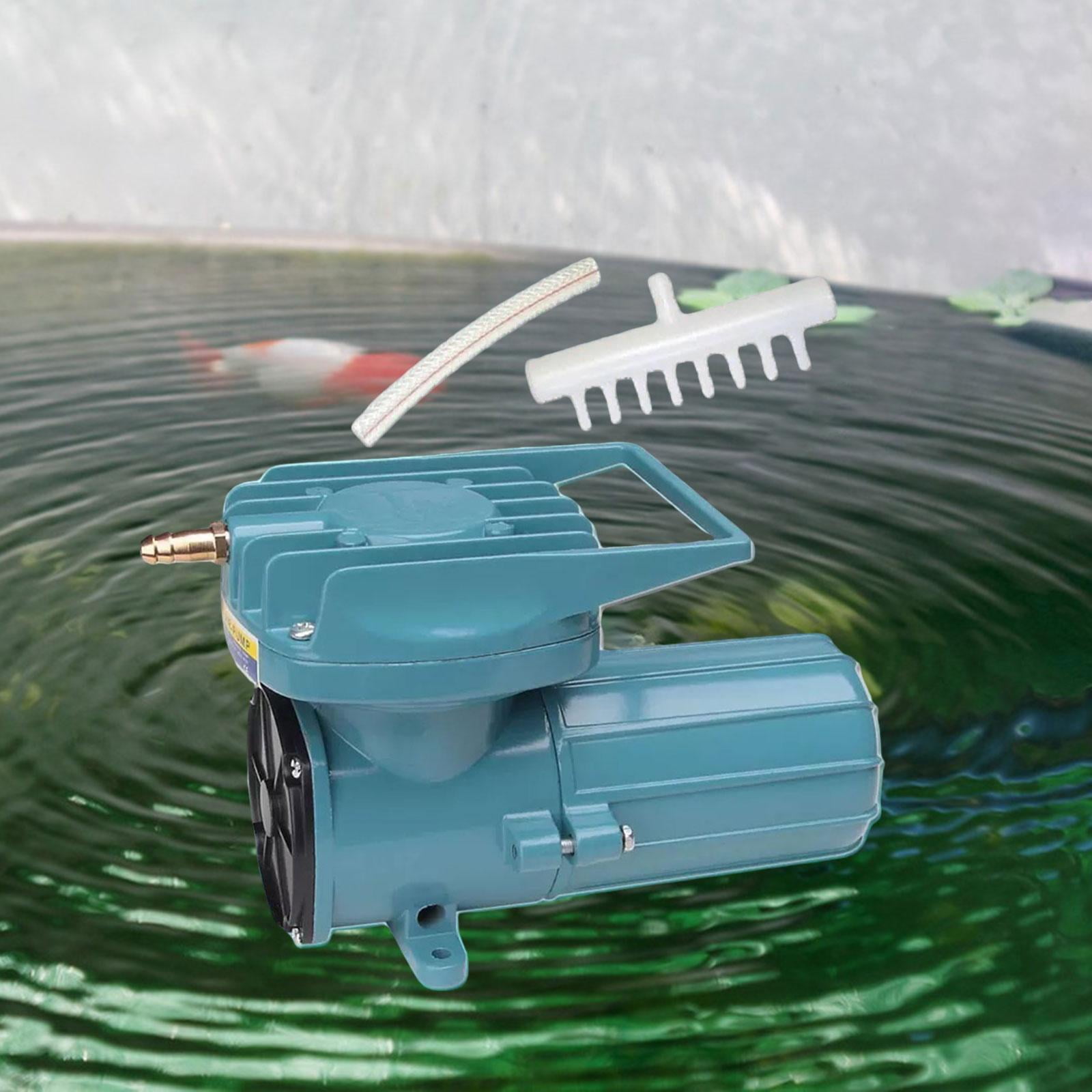 TOOYFUL Aquarium Air Pump DC 12V Pump Tool Accessory Pond Aerator Metal Pump for Outdoor Pond Hydroponics 220x110x136mm