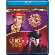 Willy Wonka and the Chocolate Factory (1971) / Charlie and the Chocolate Factory (2005) (Blu-ray)
