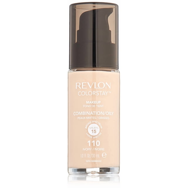 Maquillaje Revlon ColorStay 110 Ivory para piel mixta/grasa, 30 ml