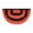 Orange-1PC, variant on Halloween Bunting Flag - Pleated Half Fan Style, 35.4*17.7in Orange Black 5 Stripes with 3 Grommets, Porch Garden Yard Outdoor Decor, Trick Or Treat Banner, Halloween Bunting for Outside Home Decor