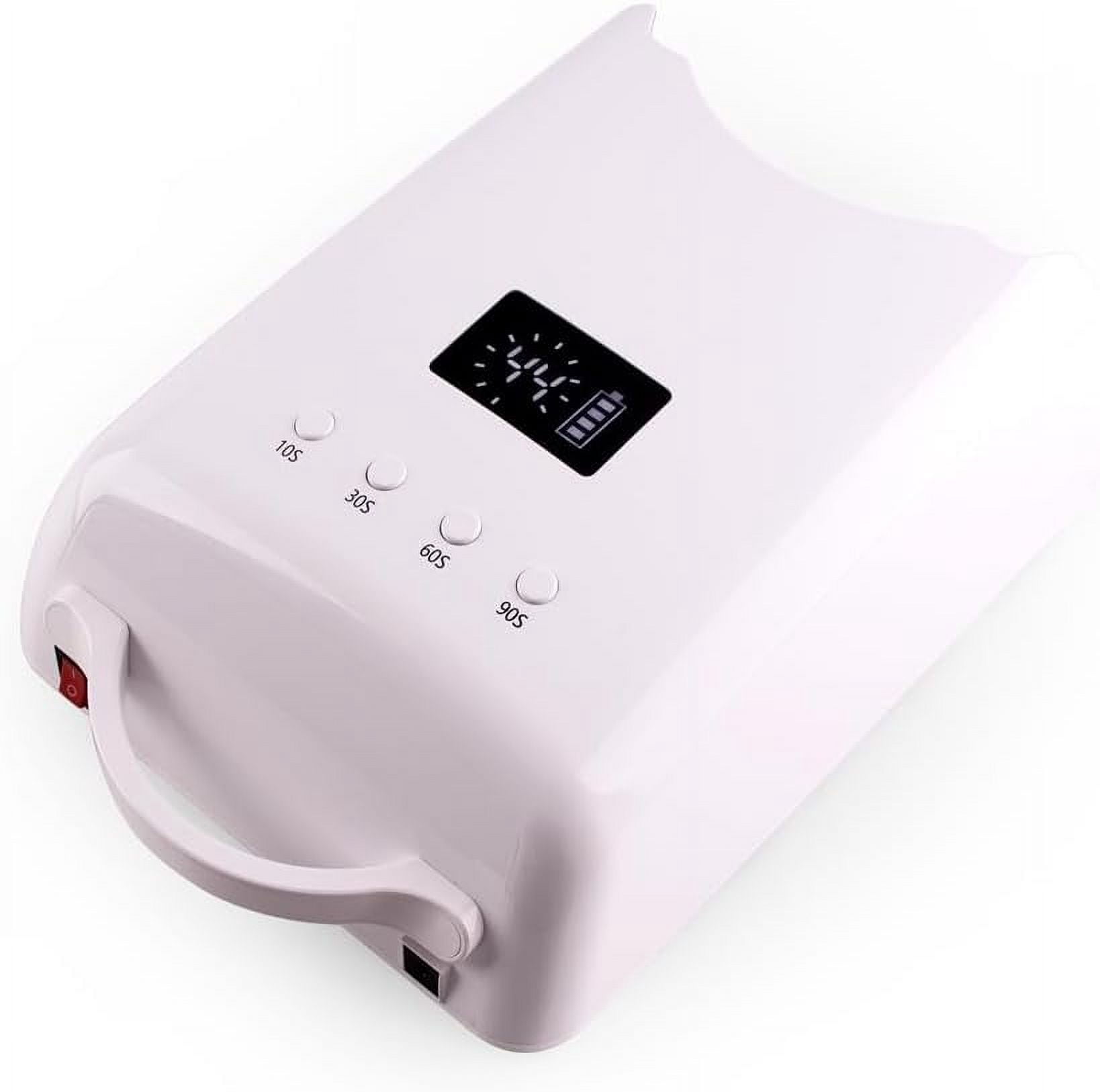 White Rechargeable UV LED Nail Lamp Professional Wireless 86w Ultra Performance Nail Machine