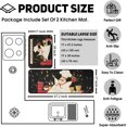 thumbnail image 5 of 2 PCS Kitchen Rugs and Mats Washable Non Skid, Soft Super Absorbent Fat Chef Kitchen Mat for Doormat Bathroom Runner Set (17"x47"+17"x30",Fat Chef), 5 of 6