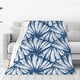 thumbnail image 1 of Balery Blue Shells Manta de Felpa Suave y Acogedora – Cobija de Franela Aterciopelada para Cama, Lavable y Cálida para Sofá, Mascotas, Transpirable-60"x50", 1 of 7