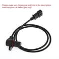 thumbnail image 6 of Unique Bargains 1 Pc Crankshaft Position Sensor for Volvo Excavator EC210 EC240 Engine Crank CKP Sensor No.20450707 Black Metal Plastic, 6 of 6